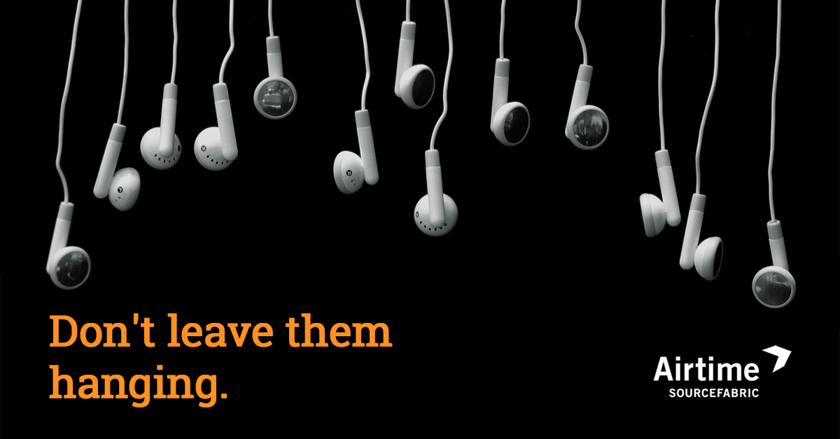 Don't leave them hanging Airtime photo